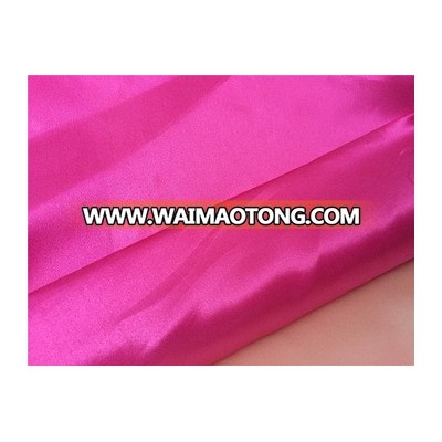 Cheap price wholesale bright polyester shining satin fabric for bedding sets