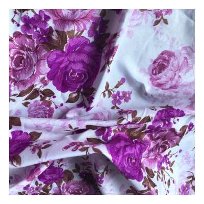 100% polyester home textile custom floral printed fabric for bedding sheet