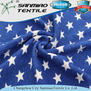 Hot Sale Fashion Printed Cotton Polyester Towel Fabric for Home Textile