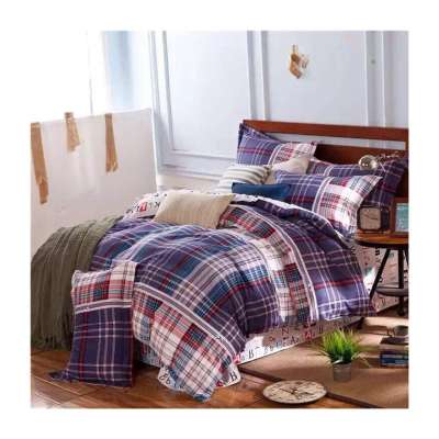 Cheap 120gsm plaid custom print textile fabric microfiber china polyester fabric wholesale