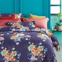 Microfiber fabric brushed 100 polyester disperse printed for home textile bedsheets/mattress/quilt fabric