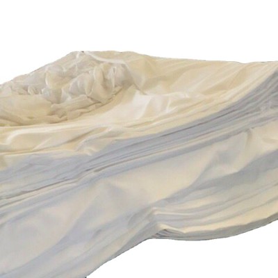 Wholesale fabric suppliers bed sheet bleach white microfiber polyester white fabric