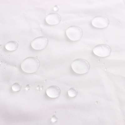 Wholesale cheap solid white microfiber polyester breathable waterproof fabric